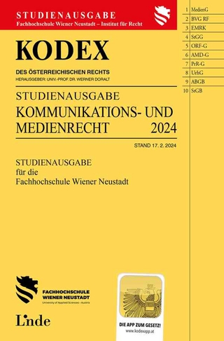 KODEX Studienausgabe Kommunikations- und Medienrecht