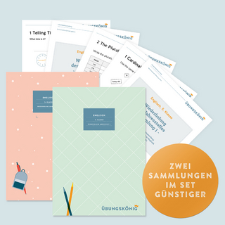 Vorteils-Set: Englisch, 5. Klasse: Wiederholung des Jahresstoffs Teil 1 + 2!