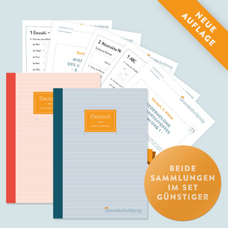 Grundschule - Vorteils-Set: Deutsch, 2. Klasse: Wiederholung des Jahresstoffs Teil 1 + 2