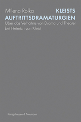Kleists Auftrittsdramaturgien - Milena Rolka