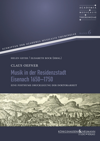 Musik in der Residenzstadt Eisenach 1650–1750