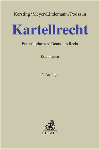 Kartellrecht - Christian Kersting; Hans Jürgen Meyer-Lindemann …