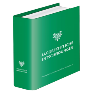 Jagdrechtliche Entscheidungen - Band XX