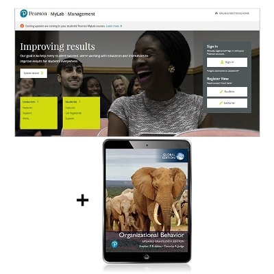 Organizational Behavior, Updated 18e, Global Edition MyLab Management with Pearson eText - Stephen Robbins, Timothy Judge