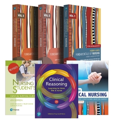 Fundamentals Nursing Vols 1-3 + Skills in Clinical Nursing + Clinical Reasoning + Clinical Skills Survival Guide - Audrey Berman, Geralyn Frandsen, Shirlee Snyder, Tracy Levett-Jones, Adam Burston