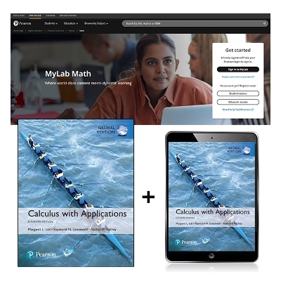 Calculus with Applications, Global Edition + MyLab Math with Pearson eText - Margaret Lial, Raymond Greenwell, Nathan Ritchey