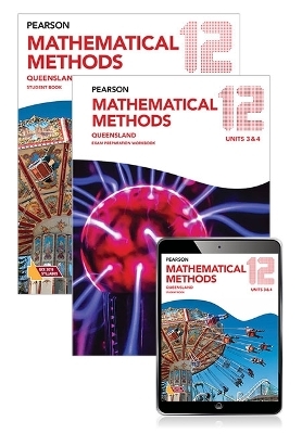 Pearson Mathematical Methods Queensland 12 Exam Preparation Workbook + Student Book with eBook - Nicola Silva, Georgia Sotiriou, Nigel Treloar
