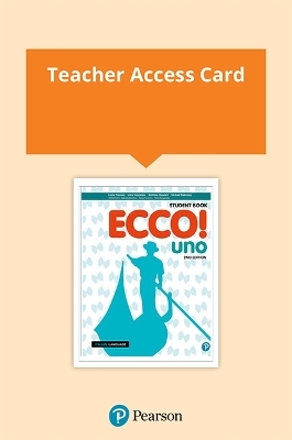 Ecco! Uno Teacher EB OAC