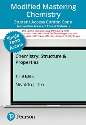 Mastering Chemistry with Pearson eText (up to 18-weeks) + Print Combo Access Code for Chemistry