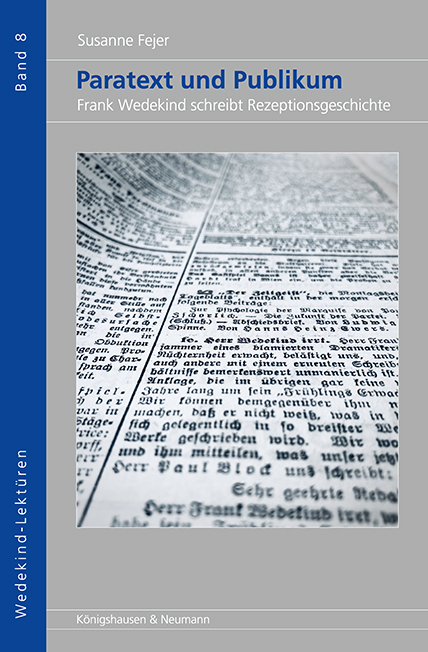 Paratext und Publikum - Susanne Fejer