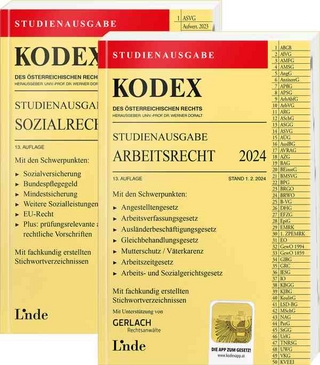 KODEX-Paket Studienausgabe Arbeits- und Sozialrecht 2024