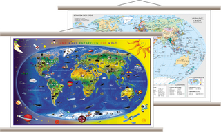 Kinderweltkarte & Staaten der Erde