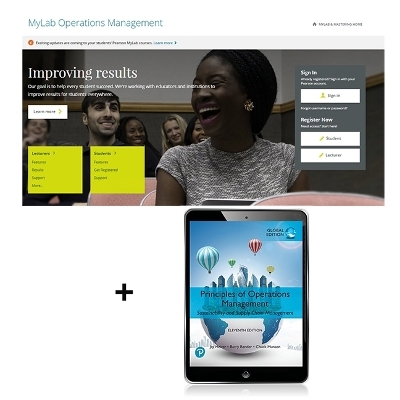 MyLab Economics with Pearson eText for Principles of Operations Management: Sustainability and Supply Chain Management, Global Edition - Jay Heizer, Barry Render, Chuck Munson