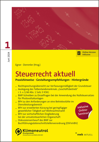 Steuerrecht aktuell