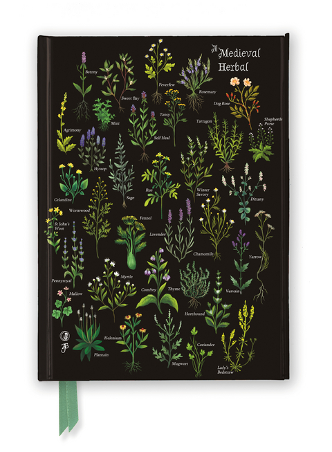 Anna Stead: A Medieval Herbal (Foiled Journal) - 