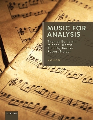 Music for Analysis -  Benjamin