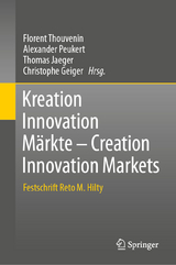 Kreation Innovation M&auml;rkte - Creation Innovation Markets - 