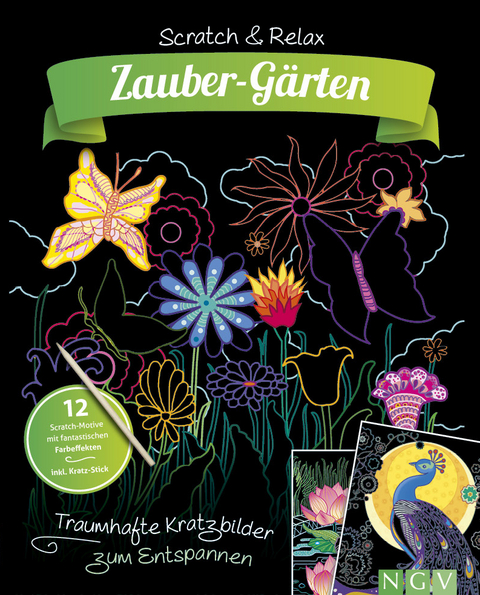 Zauber-Gärten I Scratch & Relax Kratzbuch