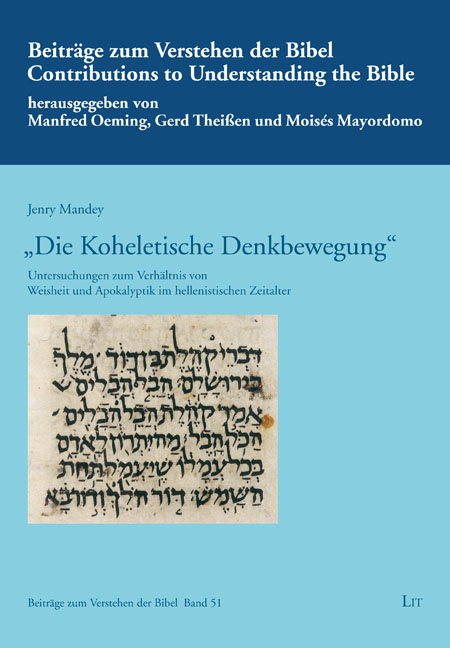 "Die Koheletische Denkbewegung" - Jenry Mandey