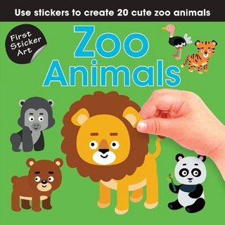 First Sticker Art: Zoo Animals