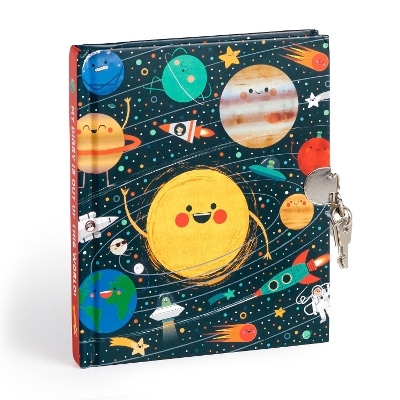 Solar System Locked Diary -  MUDPUPPY