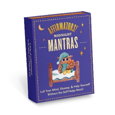 Knock Knock Affirmators!&reg; Mantras Midnight Affirmation Cards Deck -  Knock Knock
