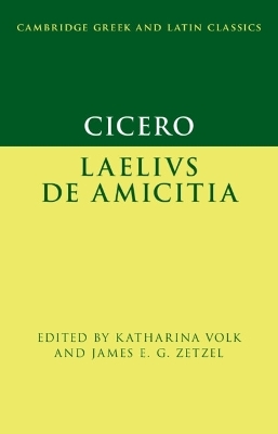 Cicero: Laelius de amicitia
