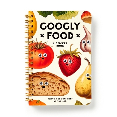 Googly Food Sticker Book - Brass Brass Monkey,  Galison