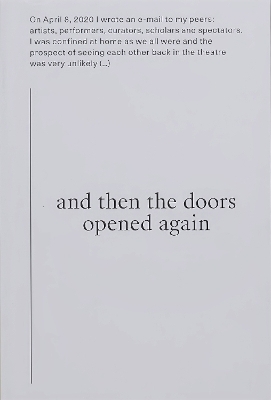 and then the doors opened again