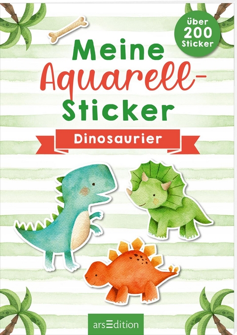 Meine Aquarell-Sticker &ndash; Dinosaurier