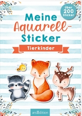 Meine Aquarell-Sticker &ndash; Tierkinder
