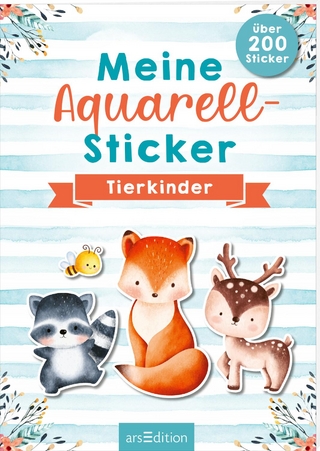 Meine Aquarell-Sticker – Tierkinder