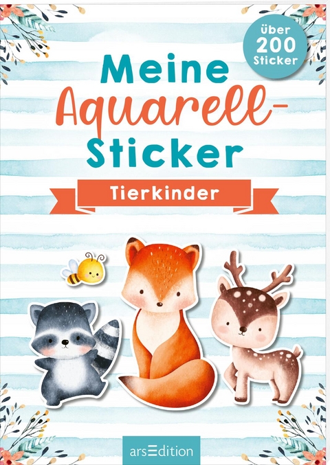Meine Aquarell-Sticker &ndash; Tierkinder
