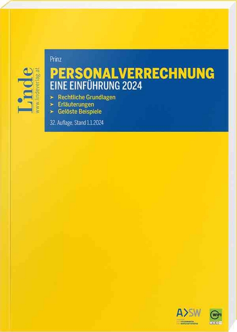 Personalverrechnung: eine Einf&uuml;hrung 2024 - Irina Prinz