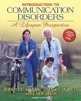 Introduction to Communication Disorders - Owens, Robert E., Jr.; Metz, Dale Evan; Haas, Adelaide