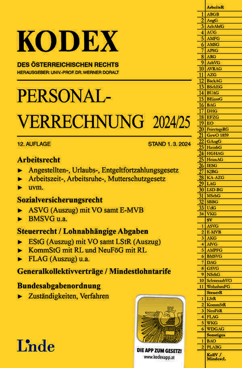 KODEX Personalverrechnung 2024/25 - Michael Seebacher