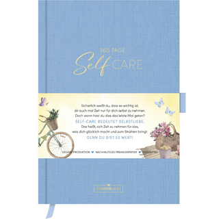 Self-care Tagebuch Azur