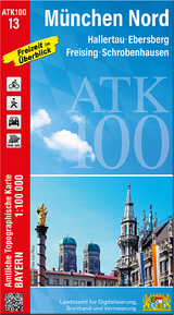ATK100-13 M&uuml;nchen Nord (Amtliche Topographische Karte 1:100000)