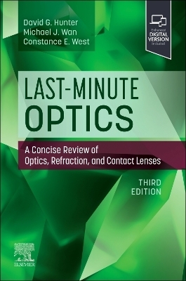 Last-Minute Optics - David G. Hunter, Michael J. Wan, Constance West