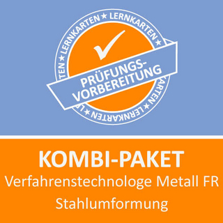 Kombi-Paket Verfahrenstechnologe Metall FR Stahlumformung Lernkarten