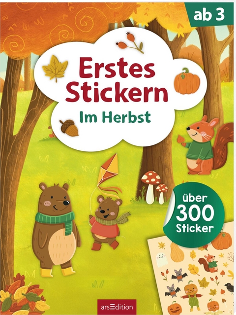 Erstes Stickern &ndash; Im Herbst