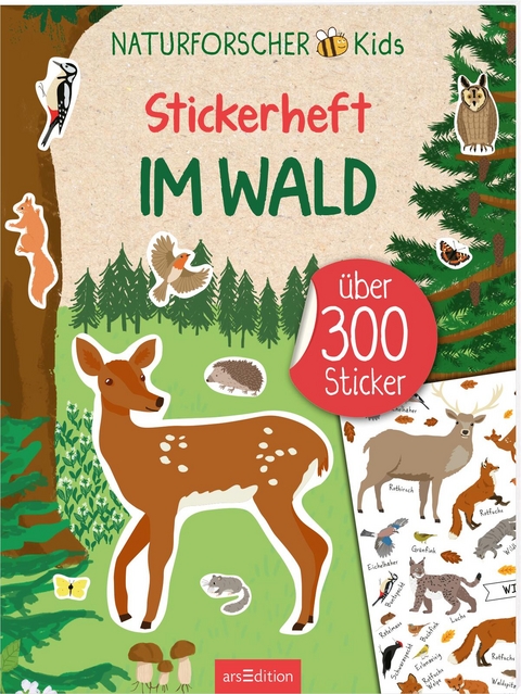 Naturforscher-Kids &ndash; Stickerheft Im Wald