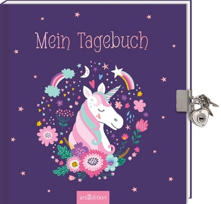 Mein Tagebuch – Einhorn (mit Schloss)