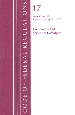 Code of Federal Regulations, Title 17 Commodity and Securities Exchanges 41-199 2022