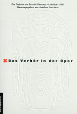 Das Verh&ouml;r in der Oper - 