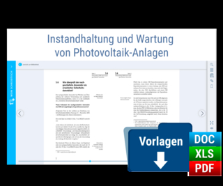 Handbuch Instandhaltung und Wartung von Photovoltaik-Anlagen