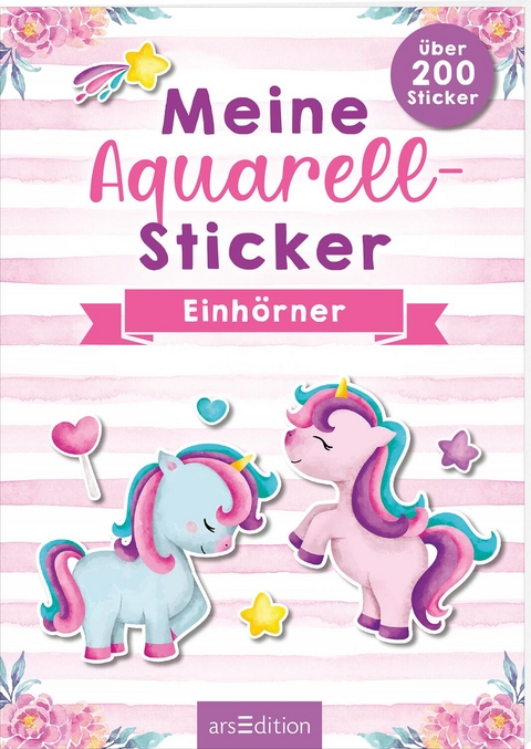 Meine Aquarell-Sticker &ndash; Einh&ouml;rner