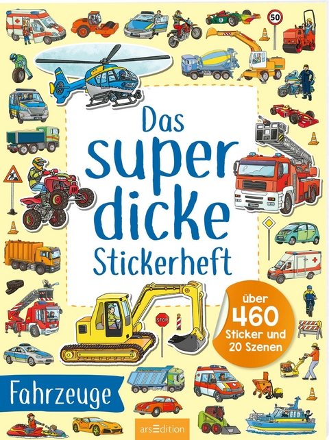 Das superdicke Stickerheft &ndash; Fahrzeuge