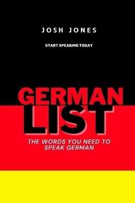 German List - Josh Jones