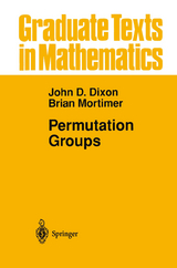 Permutation Groups - John D. Dixon, Brian Mortimer